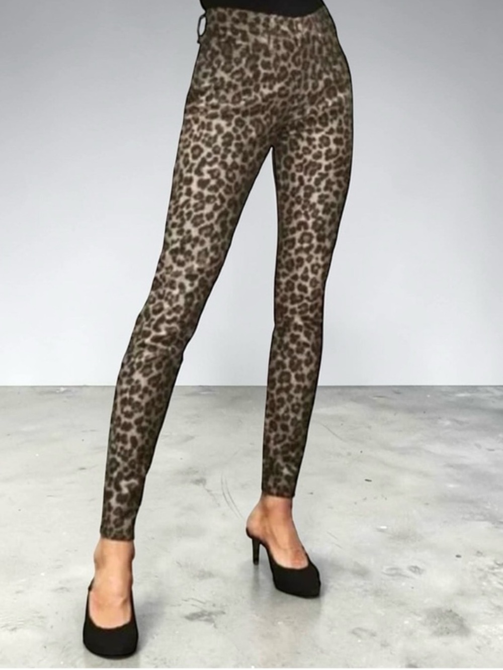 NWT Veronica Beard Leopard Print Brooke Skinny Jeans